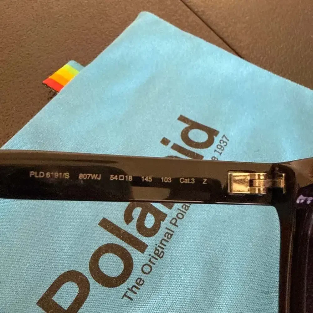 Polaroid PLD 6191/S Black Polarized Square Sunglasses